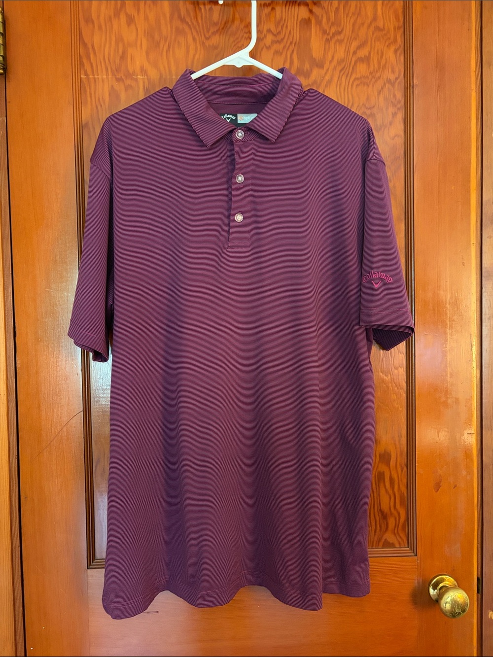 Callaway Men's Polo Shirt in Deep Plum